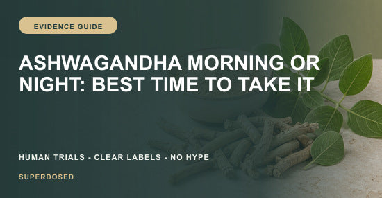 Ashwagandha morning or night timing guide