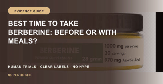 Best time to take berberine before or with meals