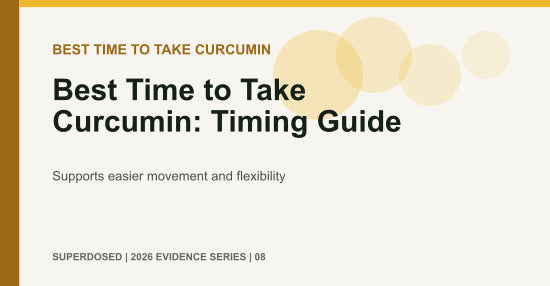 Best Time to Take Curcumin: Timing Guide