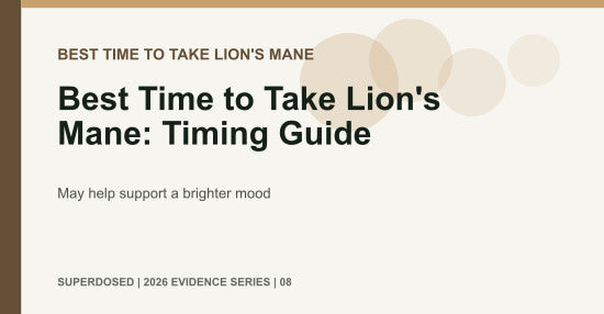 Best Time to Take Lion's Mane: Timing Guide