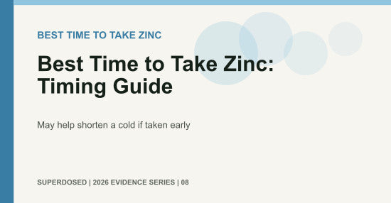Best Time to Take Zinc: Timing Guide