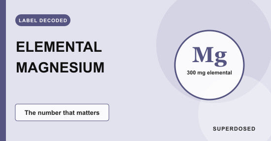Elemental magnesium label number explained
