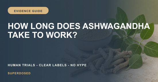 How long Ashwagandha takes to work based on clinical trial timelines