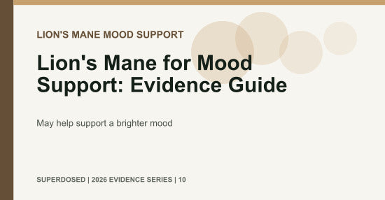Lion's Mane for Mood Support: Evidence Guide