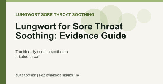 Lungwort for Sore Throat Soothing: Evidence Guide
