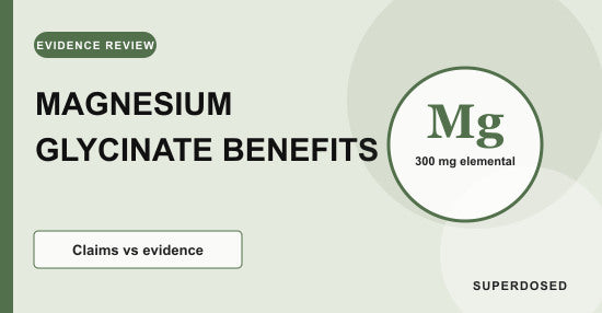 Evidence review of magnesium glycinate benefits