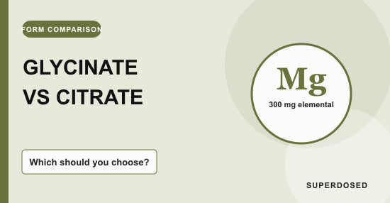 Magnesium glycinate compared with magnesium citrate