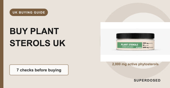 Where to buy plant sterols in the UK checklist