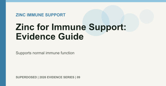 Zinc for Immune Support: Evidence Guide