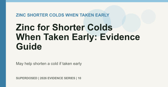 Zinc for Shorter Colds When Taken Early: Evidence Guide