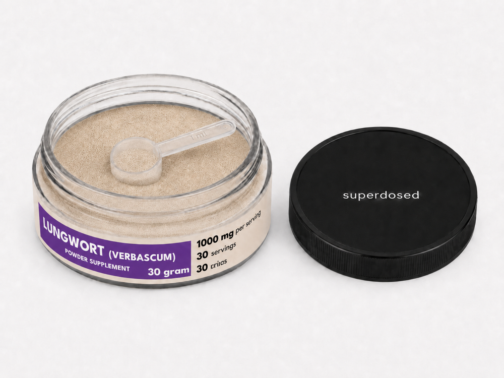 Lungwort Verbascum - SuperDosed product label