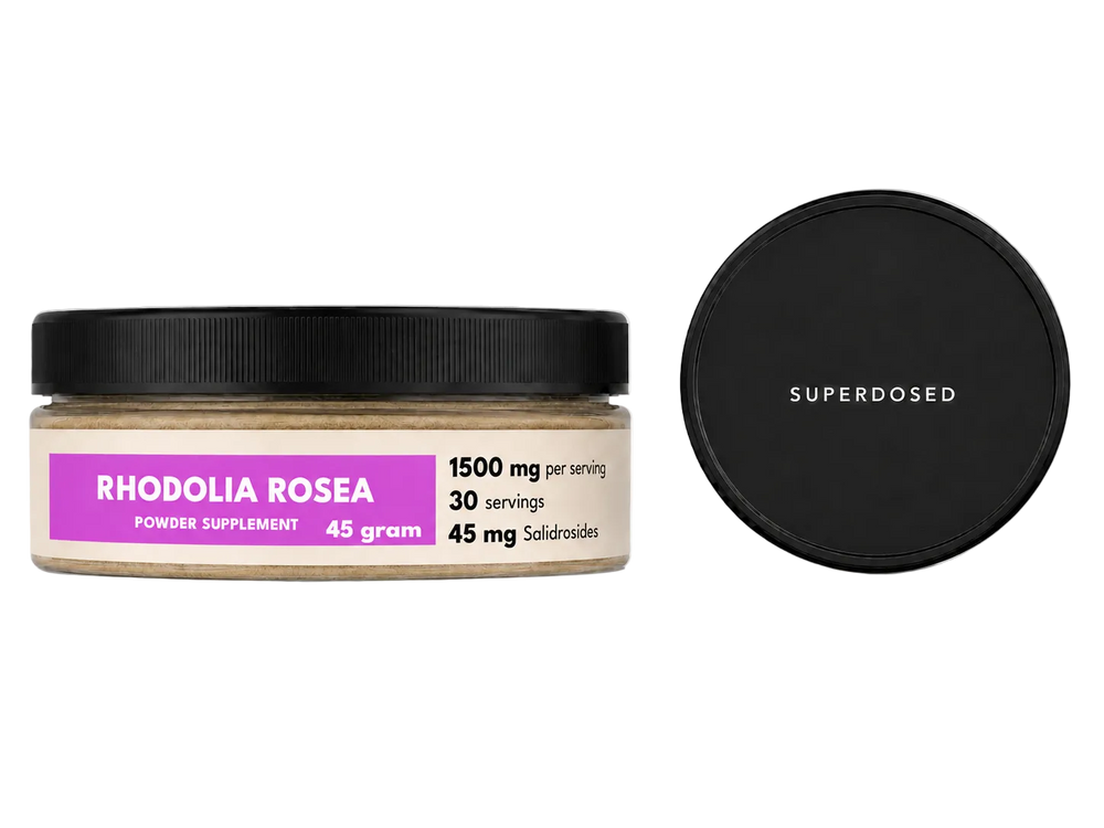 Rhodiola Rosea - SuperDosed product label