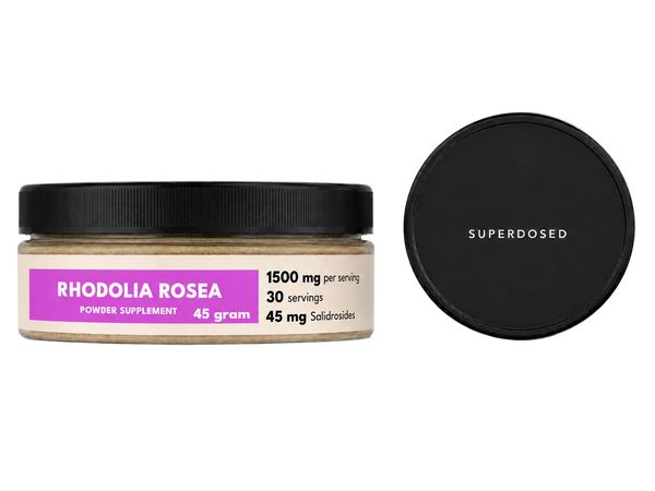 Rhodiola Rosea - SuperDosed product label