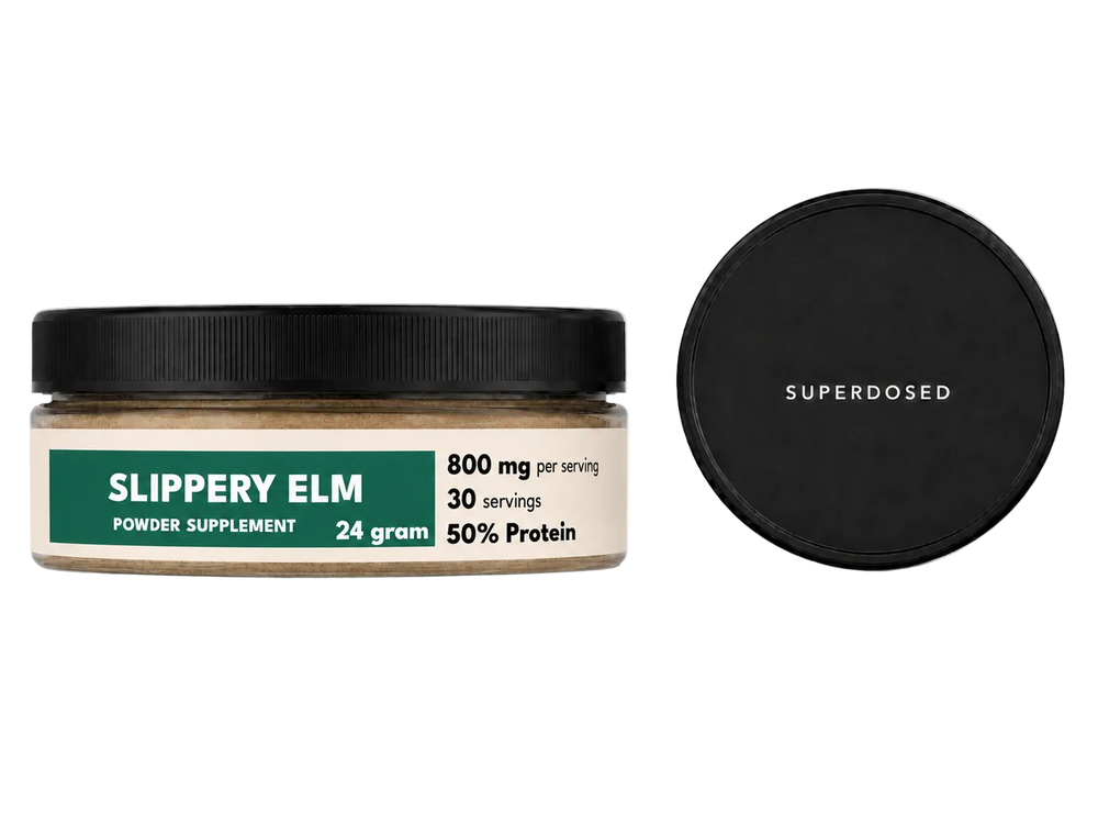 Slippery Elm - SuperDosed product label